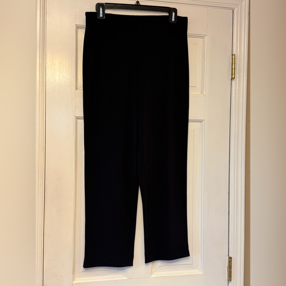 Boston Proper Midnight Black Straight Leg Pants - Picture 3 of 8
